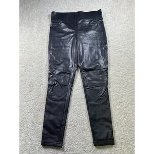 LOFT Outlet Legging Pants Womens Small Petite Faux‎ Leather High Rise Stretch